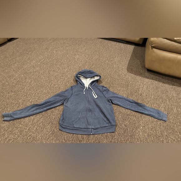 Hollister Other - EUC Hollister Boys M Hooded Sweatshirt full zip jacket casual logo LS fleece
